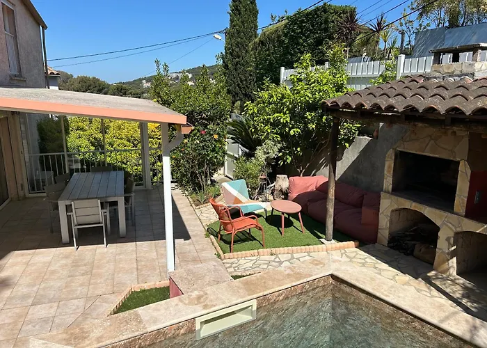 Villa L\' Oliviera, Vue Mer Et Plages A Pieds